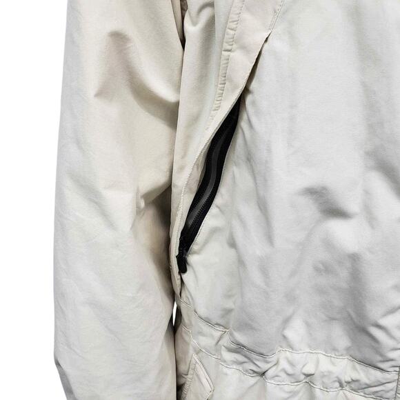 Eddie Bauer Parka Jacket Coat XL Full Zip Fleece Quilted Lined Insulated Stone - Picture 7 of 12